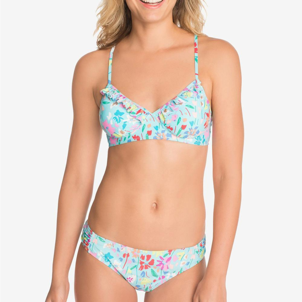 🆕 Vera Bradley Superbloom Ruffled Bikini Set